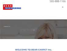 Tablet Screenshot of bearcarpet.com